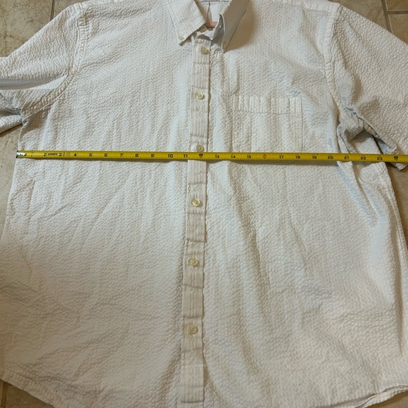Brooks Brothers Cotton White Textured Button Down Shirt - Picture 6 of 6